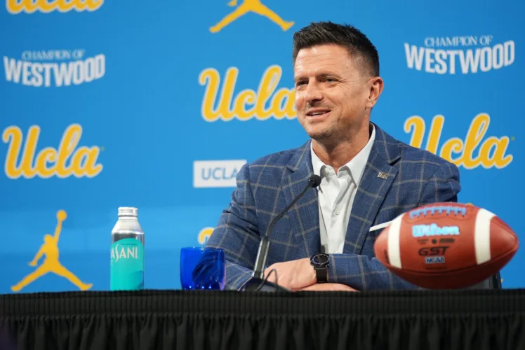UCLA rookie coach Chesney steals spotlight at midway point